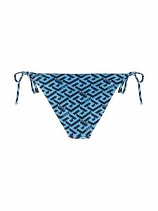 Versace Bikinislip met logo - Blauw
