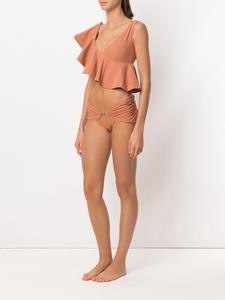 amirslama Amir Slama Bikini met ruches - Beige