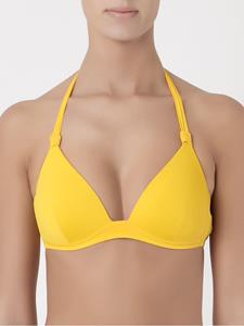 amirslama Amir Slama halterneck bikini top - Geel