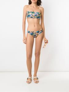 Amir Slama Bikini met print - Beige