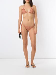 amirslama Amir Slama Bikini met geribbeld-effect - Oranje