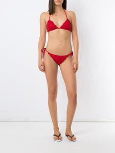 amirslama Amir Slama Bikini met geribbeld-effect - Rood