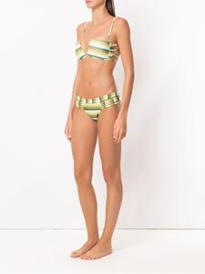 amirslama Amir Slama Gestreepte bikini - Groen