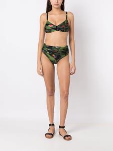 Lygia & Nanny Bikini met bladerprint - Groen