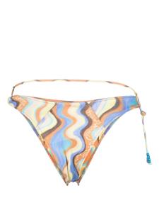 Jacquemus Bikinislip met print - Geel