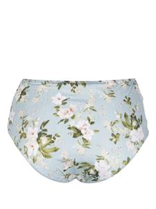 Erdem Bikinislip met bloemenprint - Groen