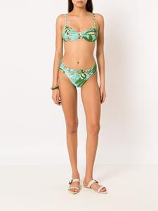 lygia&nanny Lygia & Nanny Bikinislip met tropische print - Groen