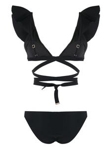 ZIMMERMANN Bikini met ruches - Zwart