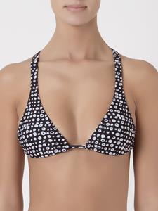 amirslama Amir Slama Bikinitop met grafische print - Zwart