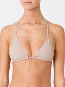 amirslama Amir Slama triangelige gebreide bikinitop - Beige