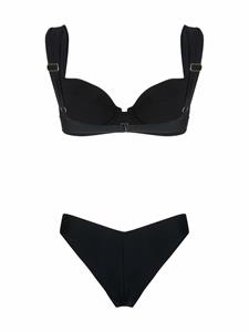 noireswimwear Noire Swimwear Bikini van lurex - Zwart