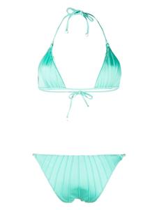noireswimwear Noire Swimwear Gesmockte bikini - Blauw