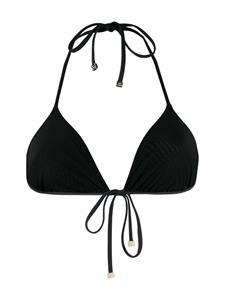 dolce&gabbana Dolce & Gabbana Triangel bikinitop - Zwart