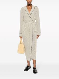 Philosophy Di Lorenzo Serafini polka-dot print belted midi dress - Beige