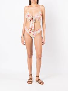 clubebossa Clube Bossa Bikinislip met print - Beige