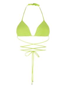 Self-Portrait Triangel bikinitop - Groen