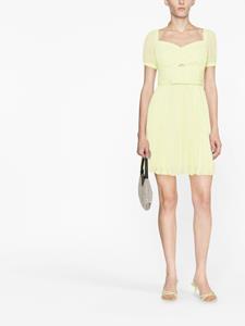 Self-Portrait Chiffon mini-jurk - Groen