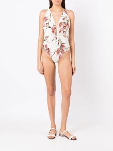 clubebossa Clube Bossa Clavert badpak met watervalhals - Wit