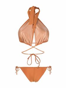 Noire Swimwear Triangel bikini - Oranje