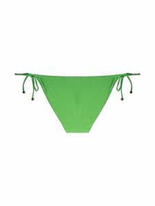 Nanushka Bikinislip met gestrikte zijkant - Groen