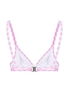 EPHEMERA Bikinitop met gingham ruit - Roze