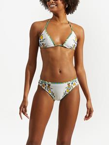 ladoublej La DoubleJ Bikinitop met bloemenprint - Wit