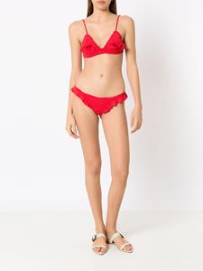 clubebossa Clube Bossa Bikinitop verfraaid met ruches - Rood