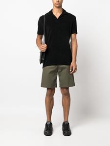 orlebarbrown Orlebar Brown Poloshirt van badstof - Zwart