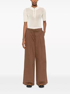 PINKO Broek met wijde pijpen - Bruin