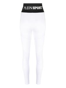 pleinsport Plein Sport Legging met logoband - Wit