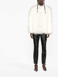 dolce&gabbana Dolce & Gabbana Legging van imitatieleer - Zwart
