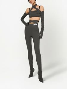 Dolce & Gabbana KIM DOLCE&GABBANA legging met gekruiste band - Zwart