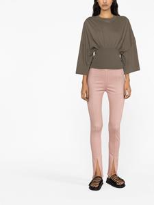 rickowensdrkshdw Rick Owens DRKSHDW Legging met splitdetail - Roze