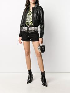 philippplein Philipp Plein Shorts met franje - Zwart