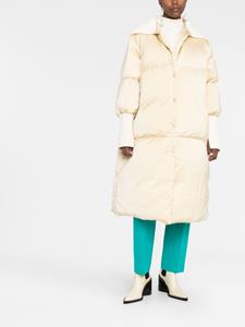 jilsander Jil Sander Jas met contrast - Beige