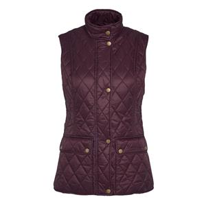 Barbour Dames Bodywarmer Otterburn Gilet Black Cherry