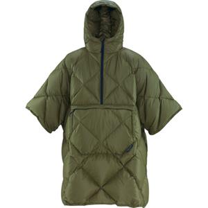Therm-a-Rest Honcho Poncho Down Donkerkaki