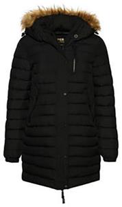 Superdry Steppjacke "FUJI HOODED MID LENGTH PUFFER", mit Kapuze