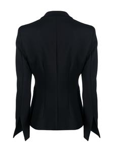 peak-lapels single-breasted blazer - Blauw