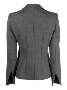 peak-lapels single-breasted blazer - Grijs