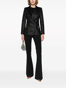 elisabettafranchi Elisabetta Franchi Blazer met dubbele rij knopen - Zwart