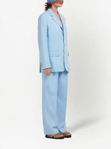 Marni Blazer met enkele rij knopen - Blauw