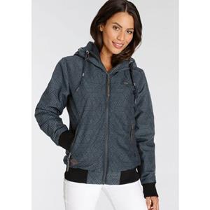 Ragwear Outdoorjacke NUGETTKA PRINT O mit Pünktchen Muster