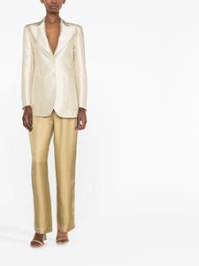blancavita Blanca Vita Jas met enkele rij knopen - Beige