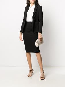 blancavita Blanca Vita Blazer met enkele rij knopen - Zwart