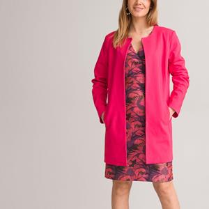 ANNE WEYBURN Lang vest, recht model