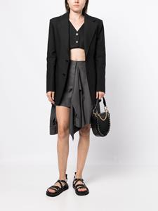 Goen.J Blazer met enkele rij knopen - Zwart