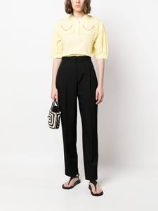 toryburch Tory Burch Wollen twill broek - Zwart