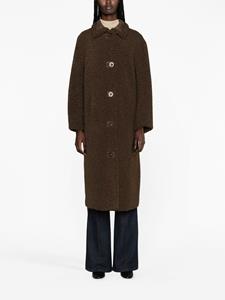 STAND STUDIO Lammy coat - Bruin