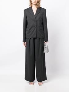 kikavargas Kika Vargas Blazer met enkele rij knopen - Grijs